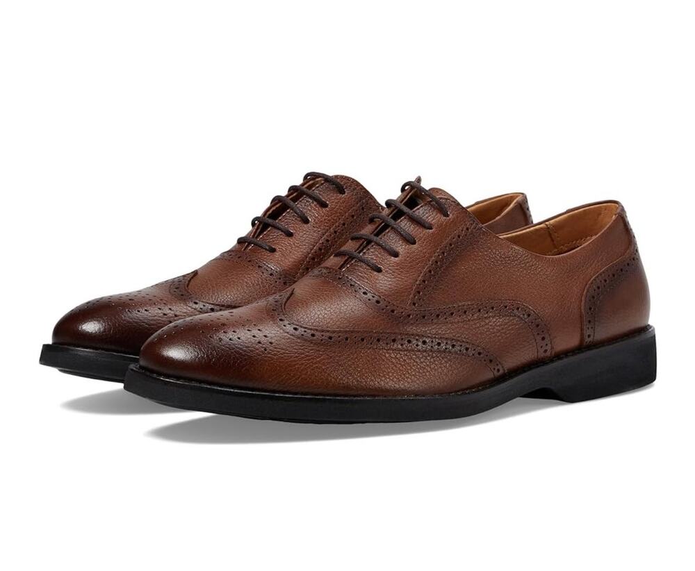 Marc Joseph NY Men's Sullivan ST Havana Dress Shoe Cognac Grainy Size 8 NWT Work